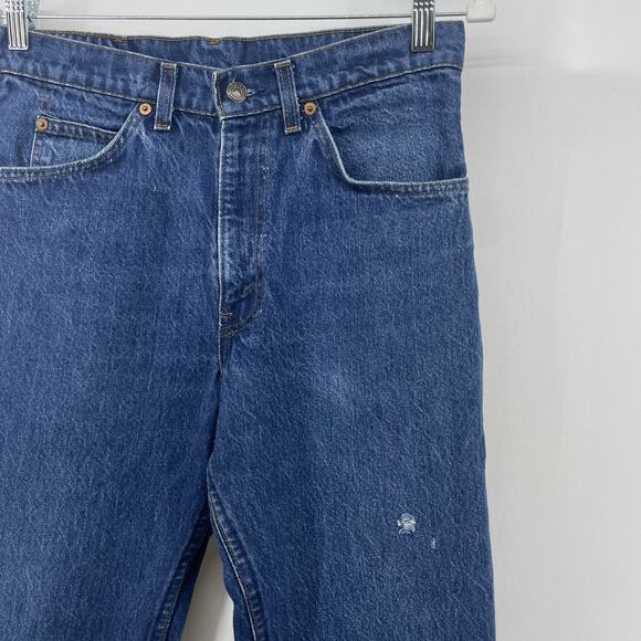 Vintage Levi's 505 Orange Tab Mens 31x32 Late 70s 80s Cotton Slim Straight Leg - Picture 2 of 9